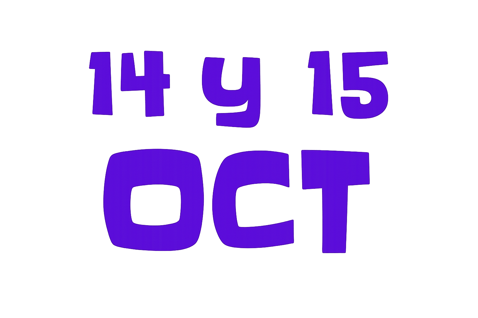 14 y 15 de octubre
